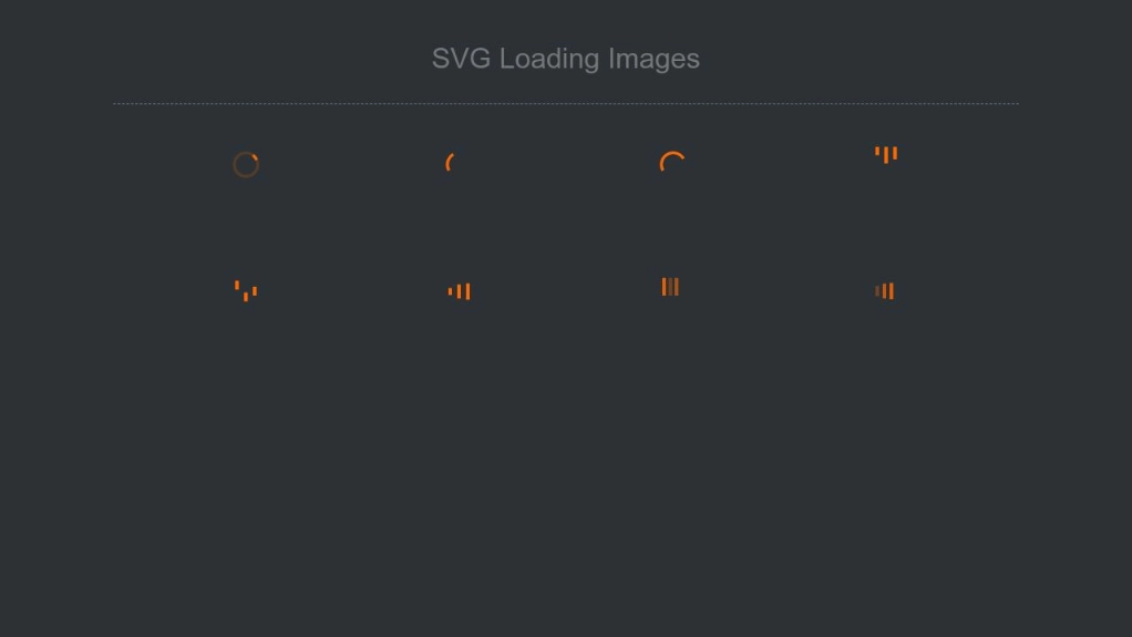SVG Loading icons