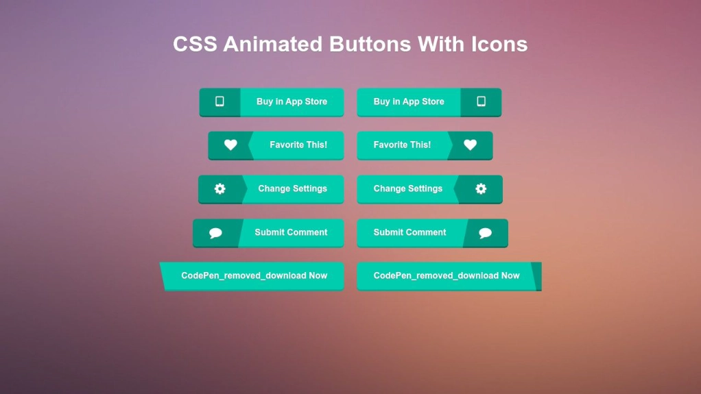 Animated CSS3 buttons